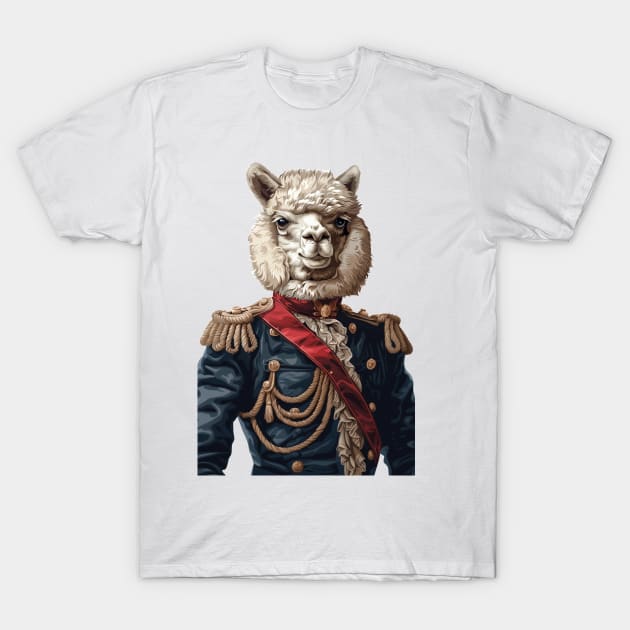 Napoleon BonAlpaca T-Shirt by J and C Designs